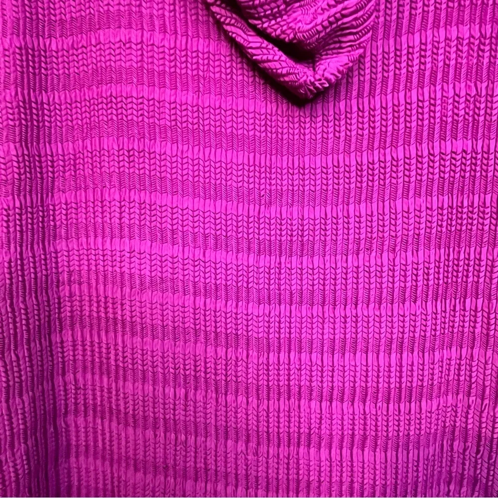 Jordan Taylor Magenta Pink Hooded Swimsuit Cover-up L made in USA - Picture 10 of 10